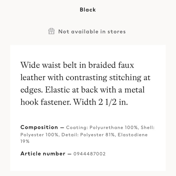 Braided waist belt - Picture 2 of 13